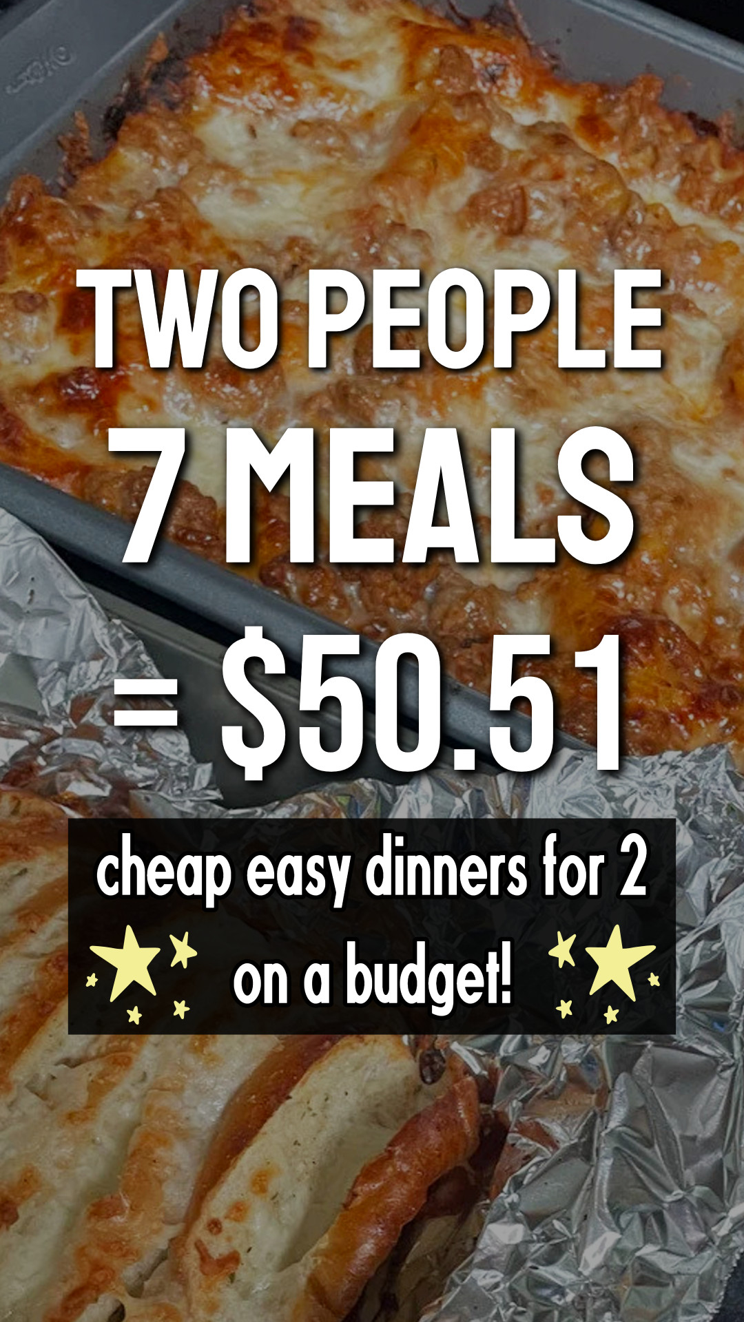 Fast Easy 2 Person Dinner Recipes - 7 Simple Comfort Food Meals For The Week