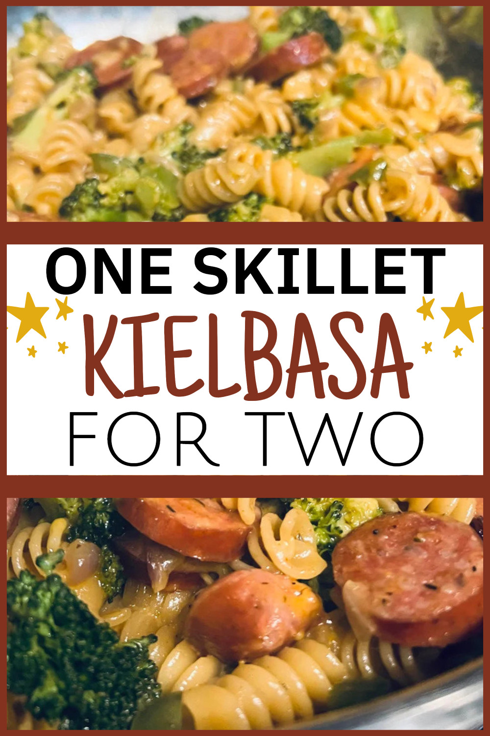 Skillet Kielbasa For Two