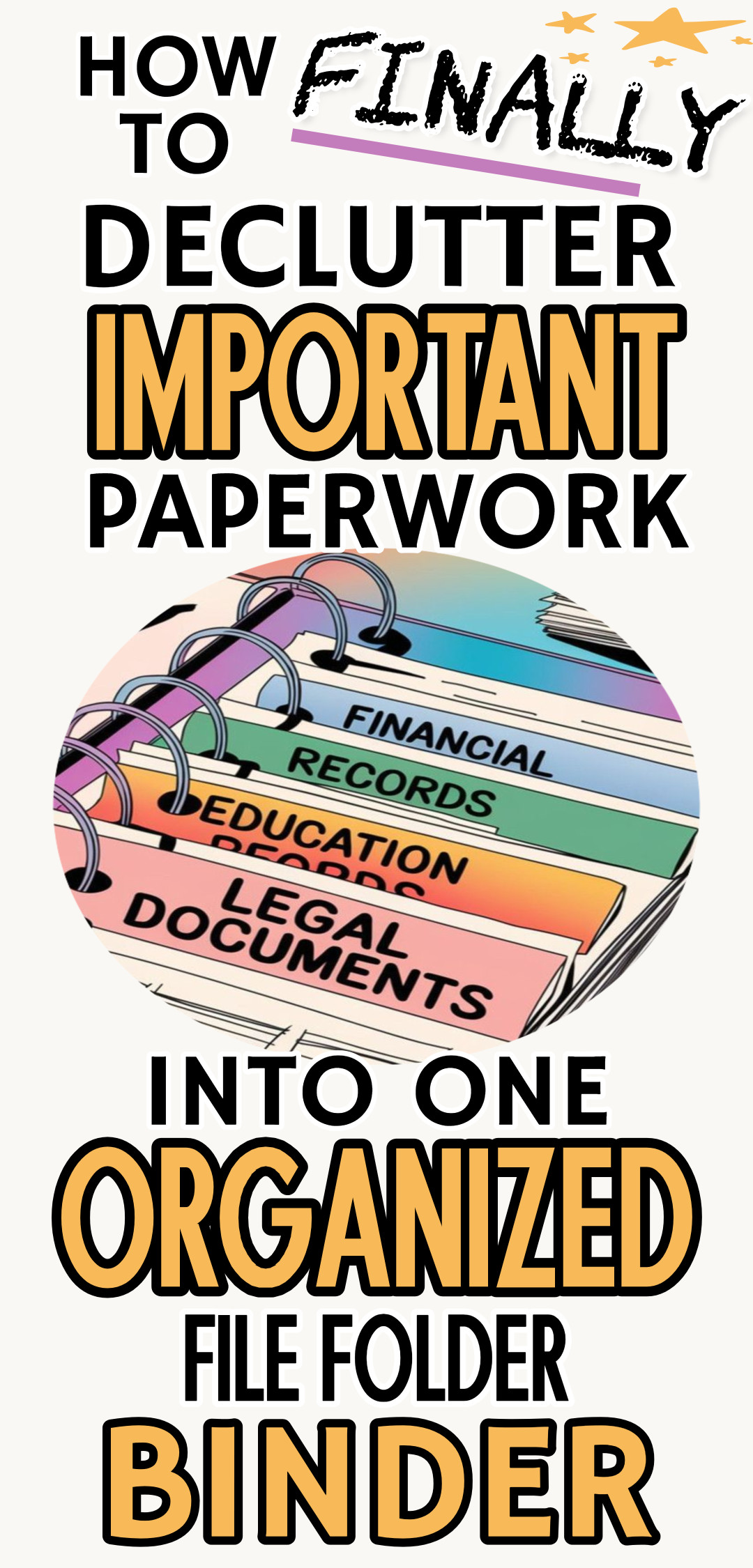 Important Documents Binder Checklist and Printable Organizer PDF Worksheets