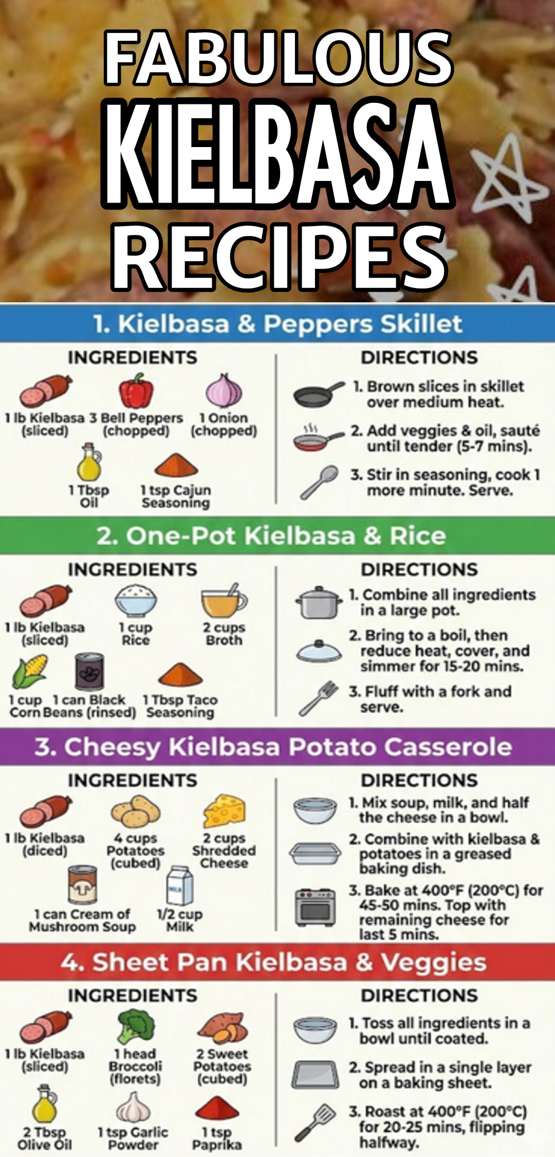 dinner recipes to make with Keilbasa sausage
